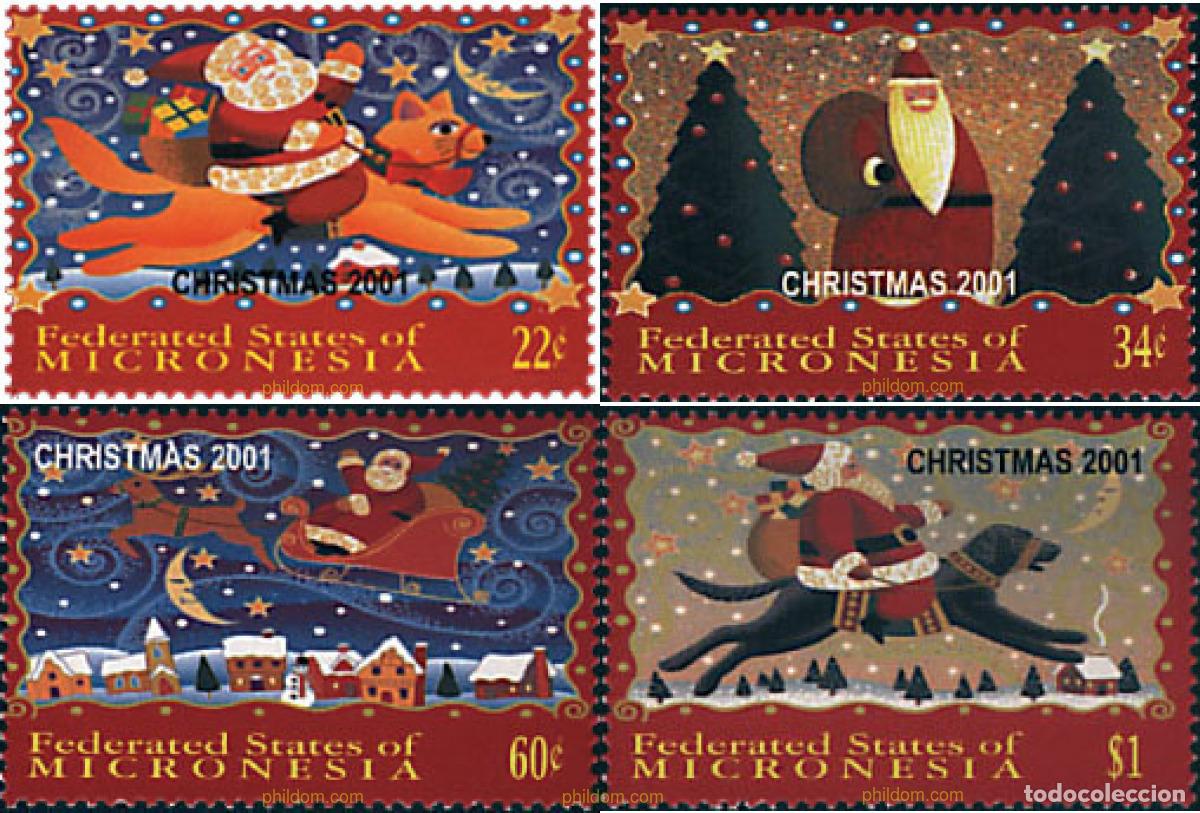 Sellos: 93430 MNH MICRONESIA 2001 NAVIDAD