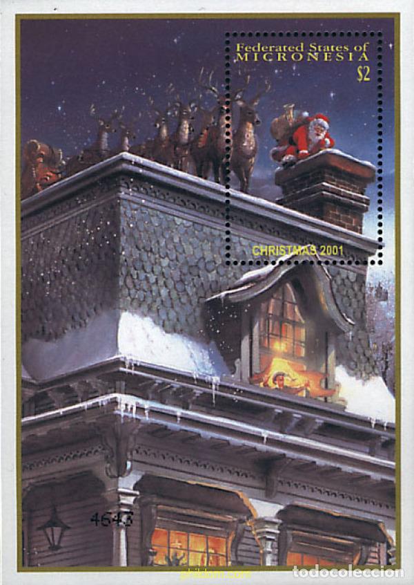 Sellos: 93431 MNH MICRONESIA 2001 NAVIDAD
