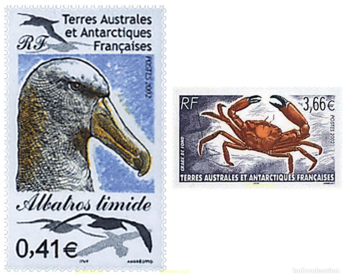Sellos: 87214 MNH ANTARTIDA FRANCESA 2002 FAUNA ANTARTICA