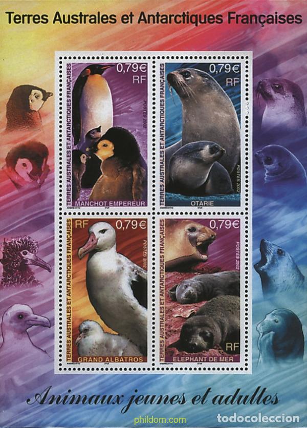 Sellos: 87216 MNH ANTARTIDA FRANCESA 2002 FAUNA ANTARTICA