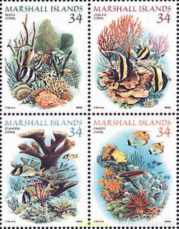 Sellos: 154373 MNH MARSHALL Islas 2002 CORALES