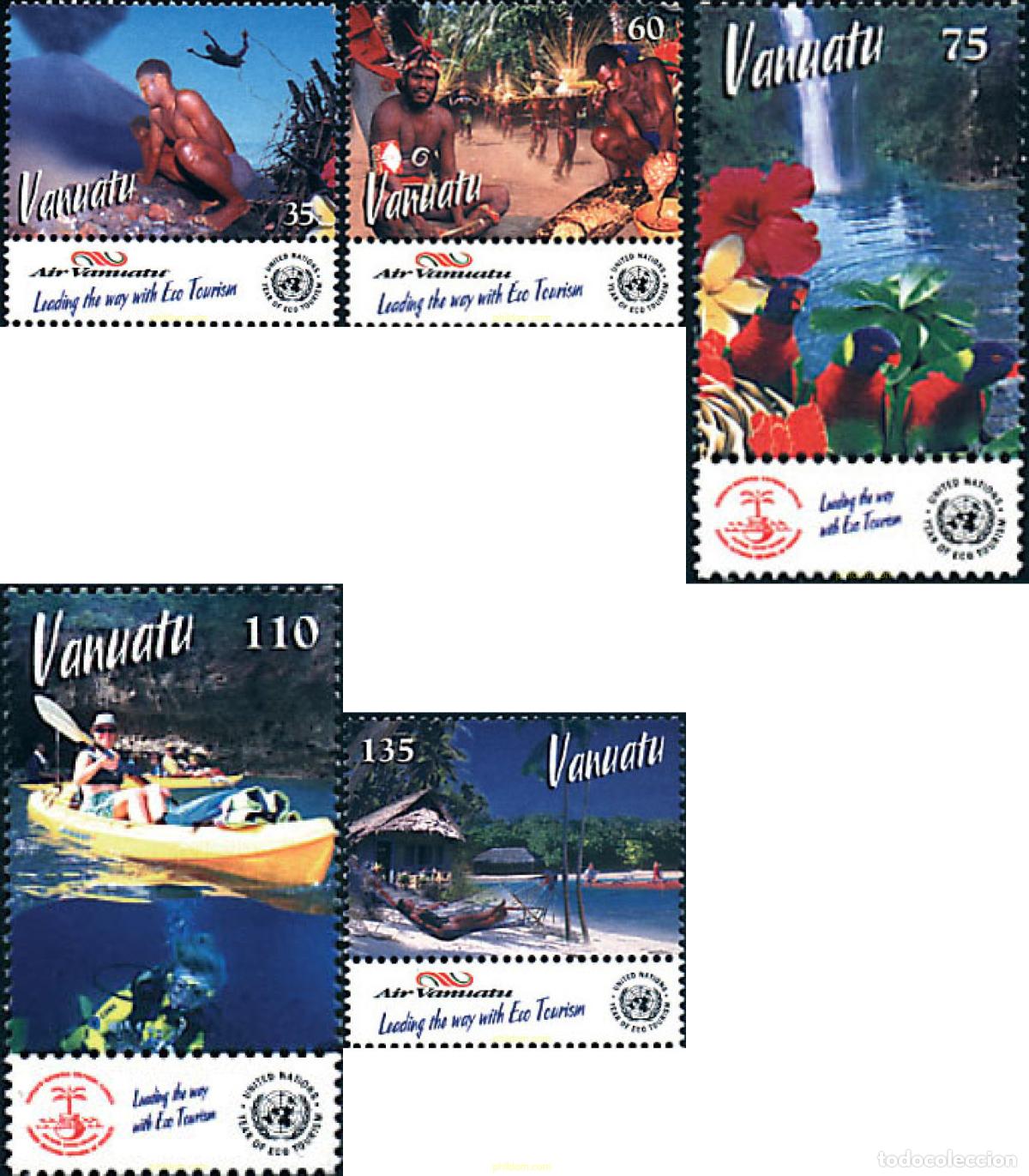 Sellos: 92679 MNH VANUATU 2002 A&Ntilde;O DEL TURISMO ECOLOGICO