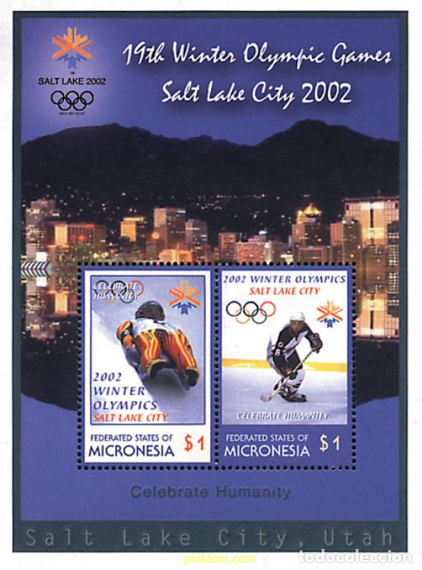 Sellos: 91665 MNH MICRONESIA 2002 19 JUEGOS OLIMPICOS INVIERNO. SALT LAKE CITY 2002