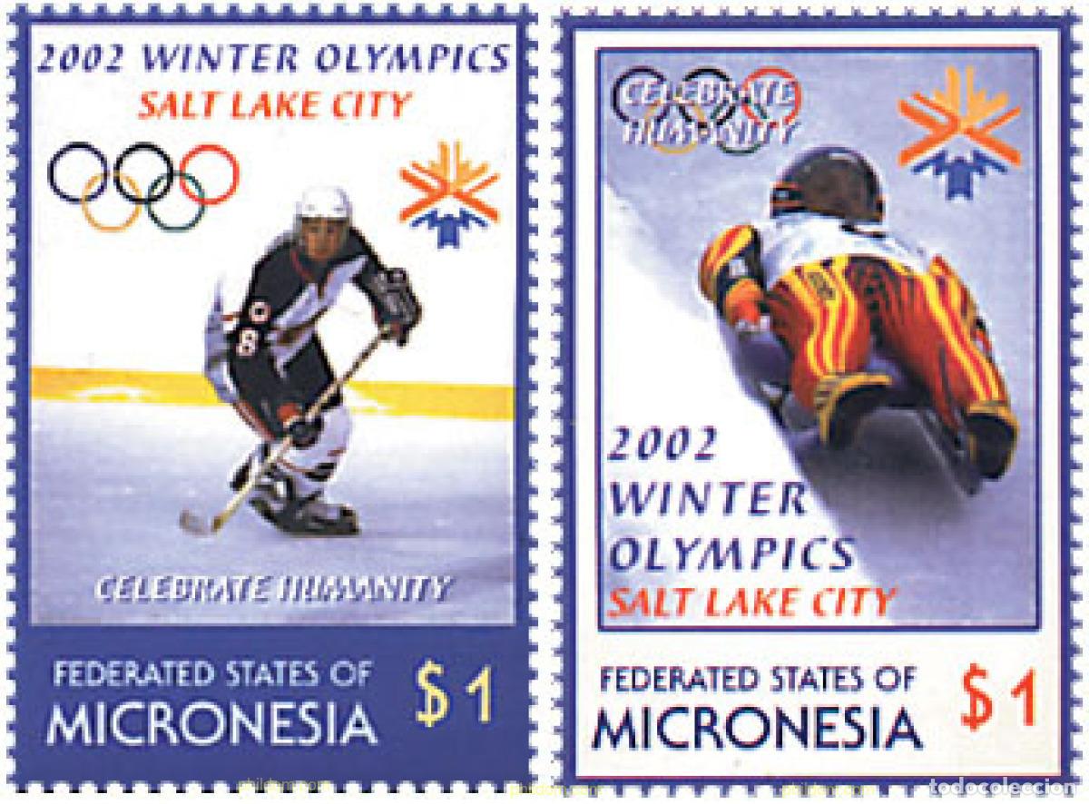 Sellos: 91663 MNH MICRONESIA 2002 19 JUEGOS OLIMPICOS INVIERNO. SALT LAKE CITY 2002