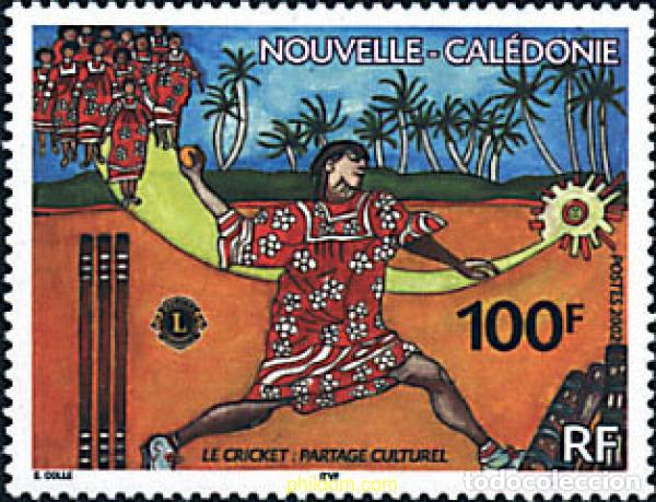 Sellos: 91686 MNH NUEVA CALEDONIA 2002 EL CRIQUET
