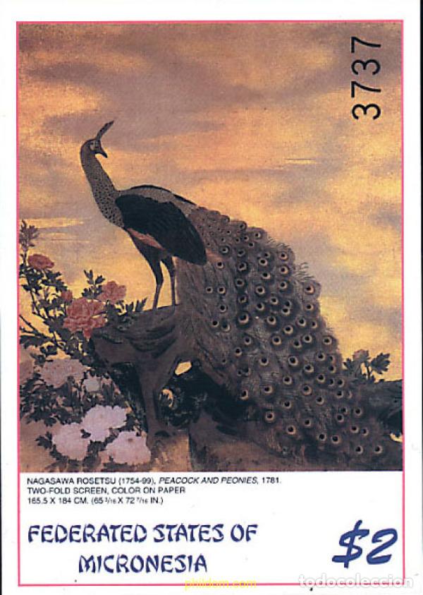Sellos: 344072 MNH MICRONESIA 2002 PINTURAS JAPONESAS