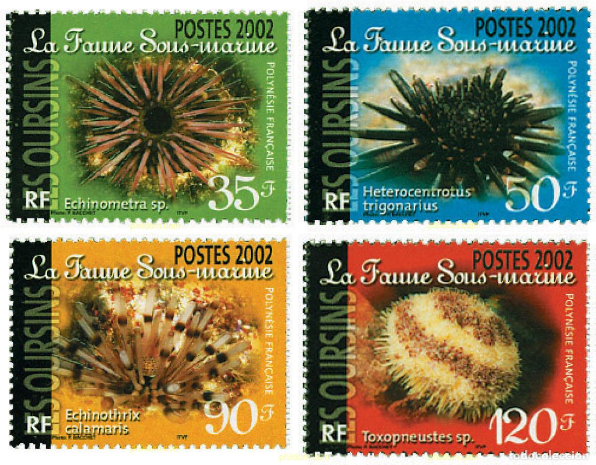Sellos: 98336 MNH POLINESIA FRANCESA 2002 ERIZOS DE MAR