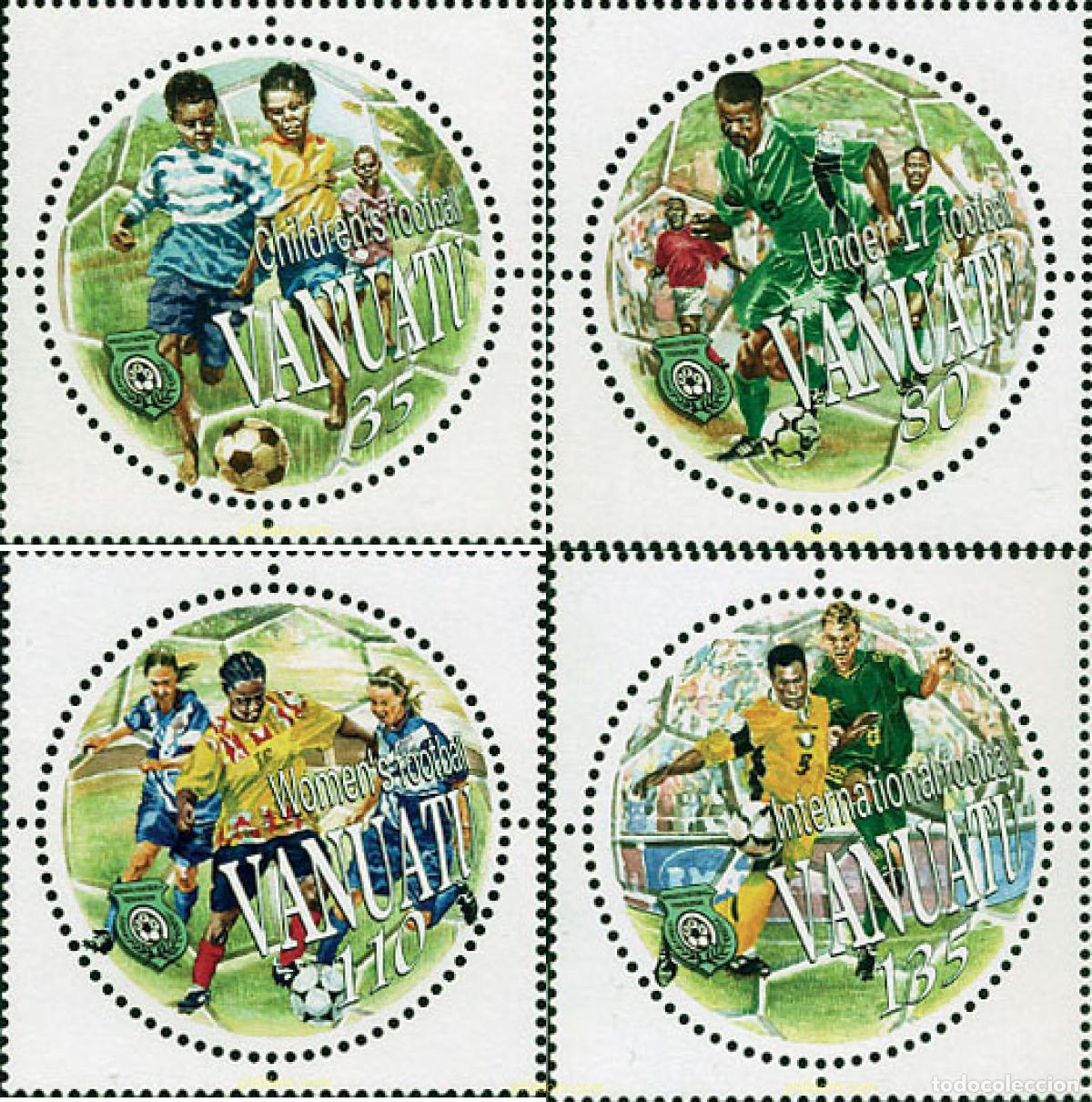 Sellos: 98351 MNH VANUATU 2002 FUTBOL