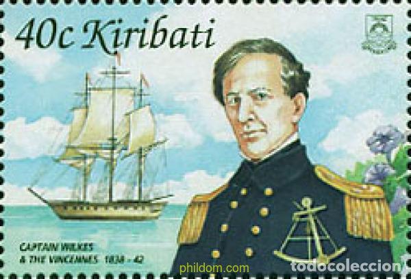 Sellos: 638400 MNH KIRIBATI 2002 NAVEGANTES Y EXPLORADORES