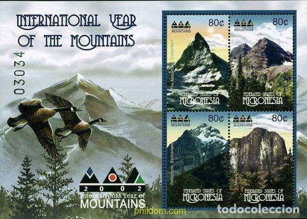 Sellos: 226839 MNH MICRONESIA 2002 A&Ntilde;O INTERNACIONAL DE LA MONTA&Ntilde;A