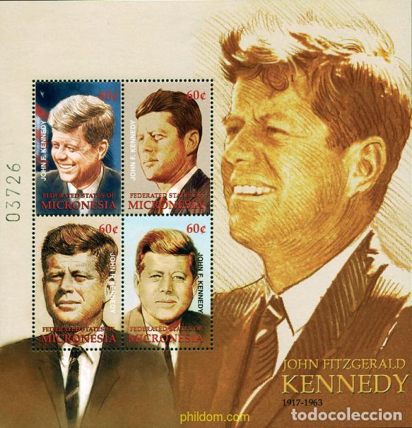 Sellos: 294150 MNH MICRONESIA 2002 HOMENAJE A J. F. KENNEDY