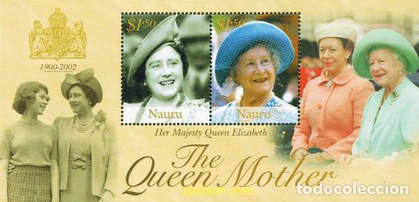Sellos: 99709 MNH NAURU 2002 HOMENAJE A LA REINA MADRE