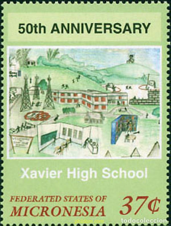Sellos: 100391 MNH MICRONESIA 2002 50 ANIVERSARIO DE LA ESCUELA XAVIER