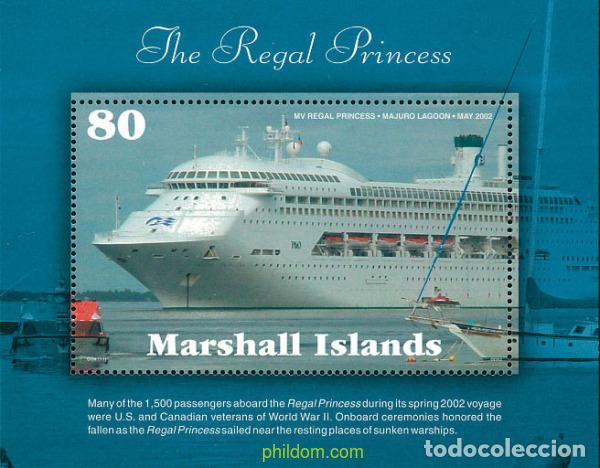 Sellos: 101241 MNH MARSHALL Islas 2002 EL REGAL PRINCESS