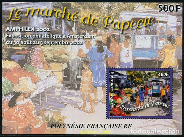 Sellos: 101260 MNH POLINESIA FRANCESA 2002 AMPHILEX 2002. EXPOSICION FILATELICA INTERNACIONAL