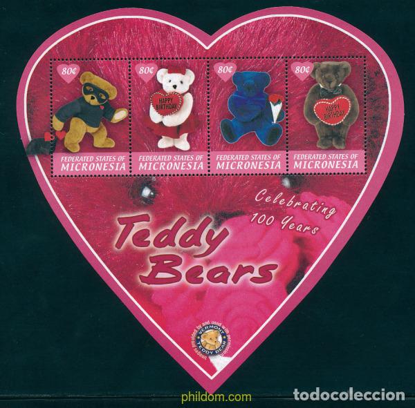 Sellos: 338155 MNH MICRONESIA 2002 CENTENARIO DEL OSITO DE PELUCHE