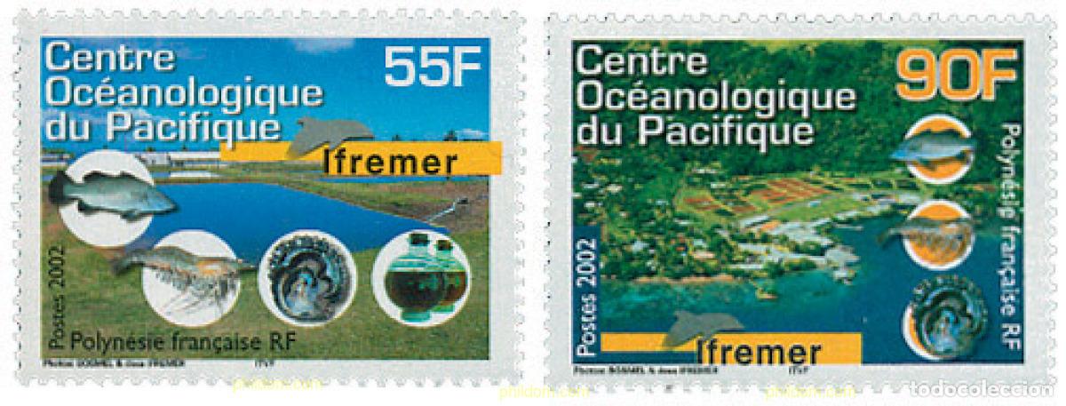 Sellos: 113540 MNH POLINESIA FRANCESA 2002 CENTRO OCEANOLOGICO DEL PACIFICO