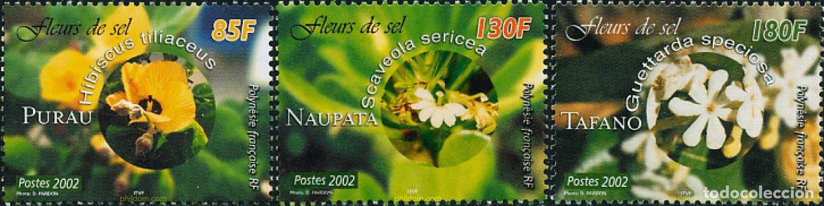 Sellos: 113550 MNH POLINESIA FRANCESA 2002 FLORES