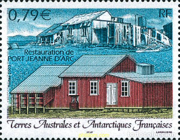 Sellos: 114337 MNH ANTARTIDA FRANCESA 2003 RESTAURACION DEL PUERTO JUANA DE ARCO