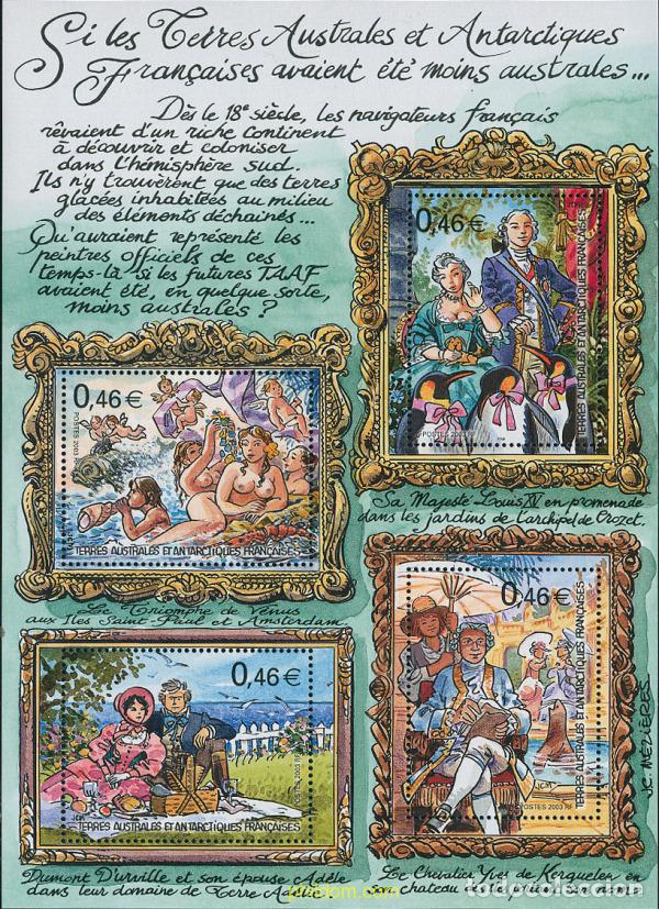 Sellos: 114347 MNH ANTARTIDA FRANCESA 2003 NAVEGANTES FRANCESES