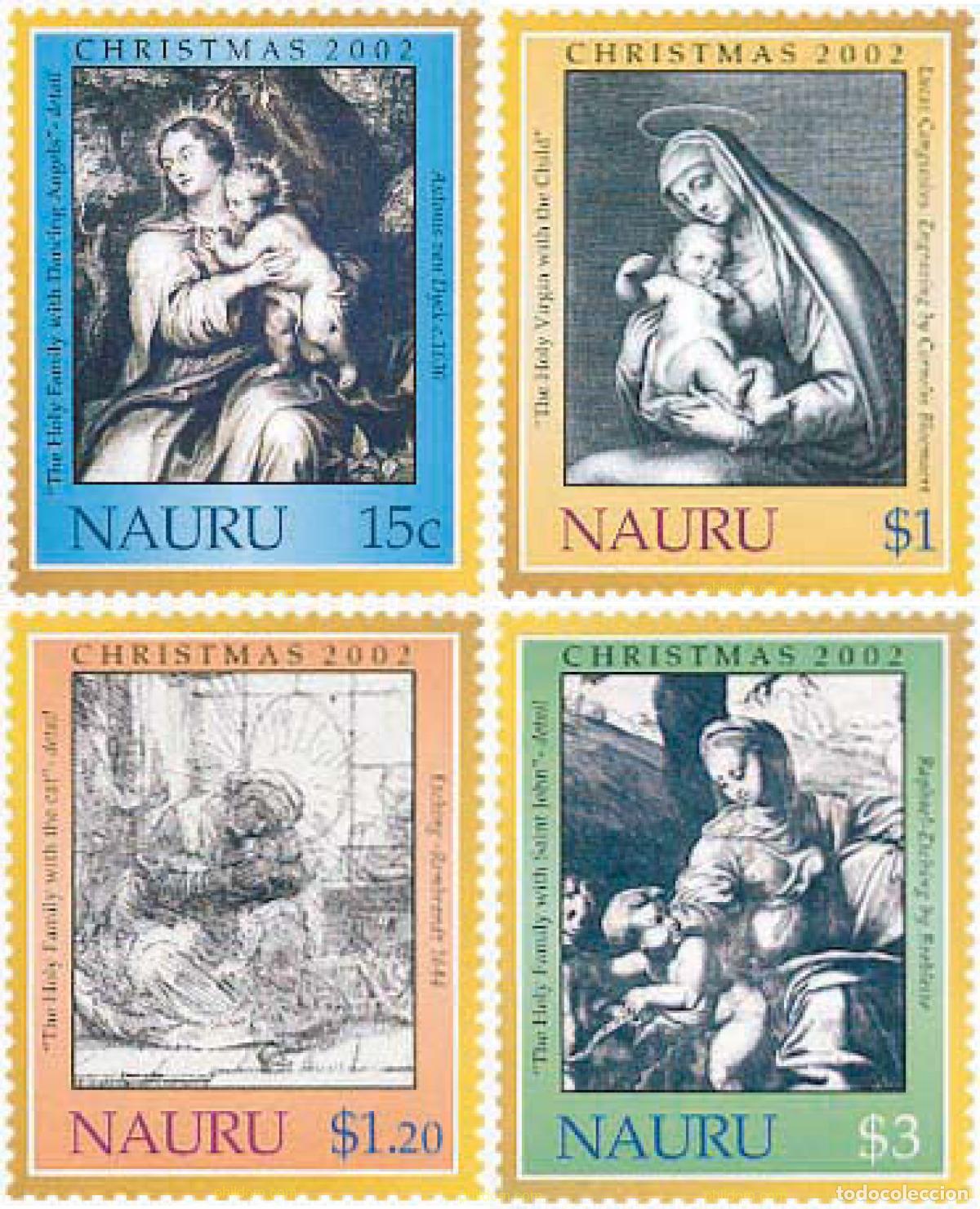 Sellos: 115232 MNH NAURU 2002 NAVIDAD