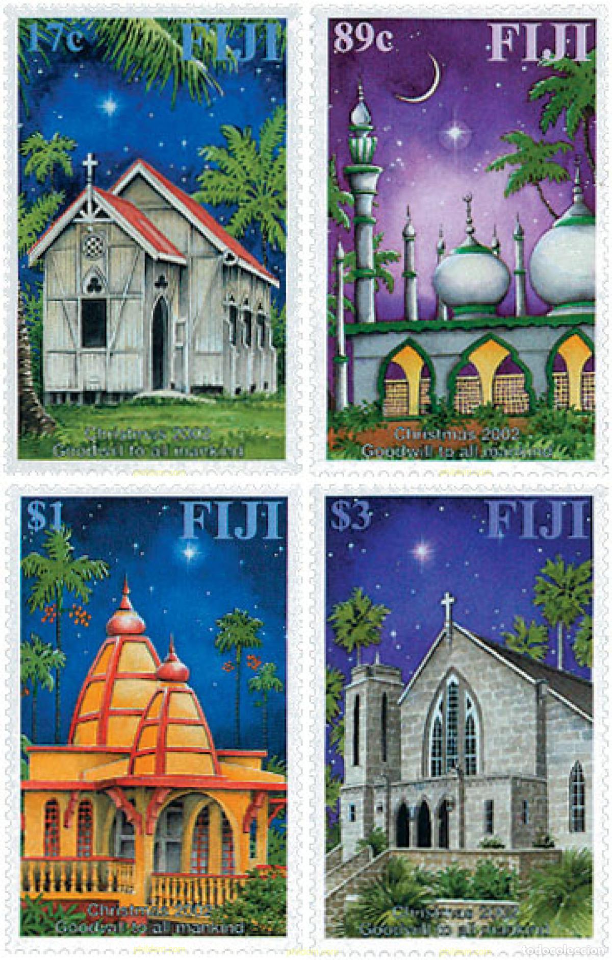Sellos: 115576 MNH FIJI 2002 NAVIDAD