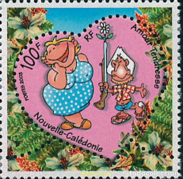 Sellos: 116798 MNH NUEVA CALEDONIA 2003 SAN VALENTIN