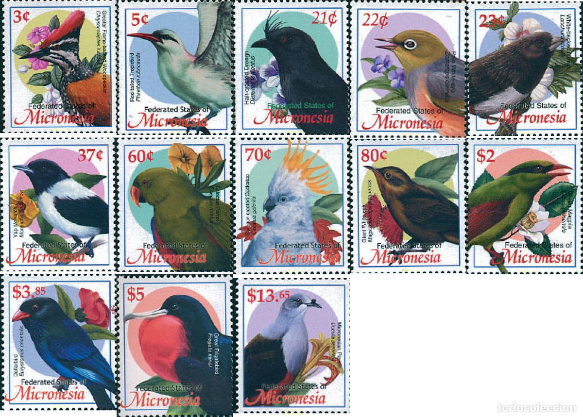 Sellos: 116793 MNH MICRONESIA 2002 AVES