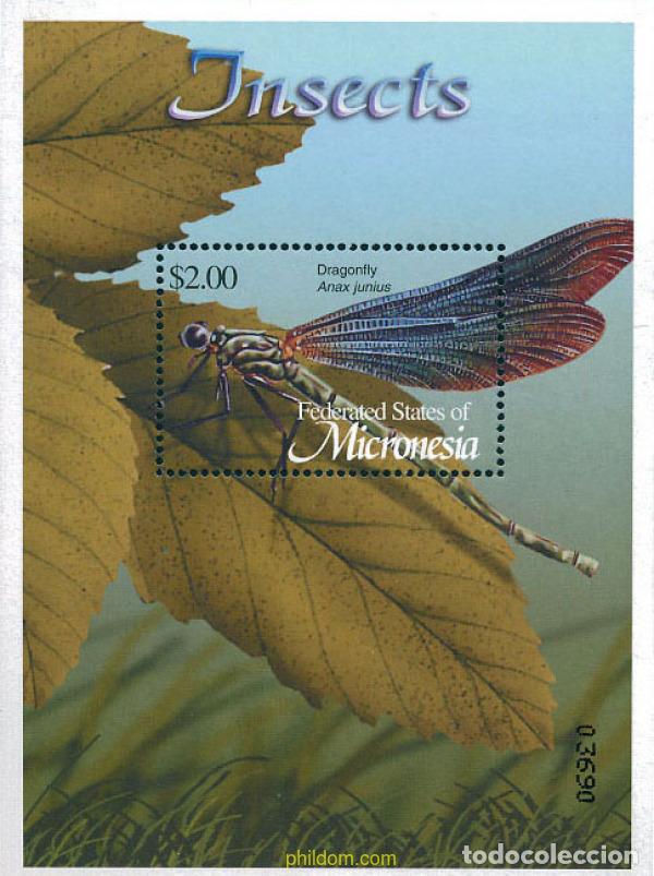 Sellos: 118713 MNH MICRONESIA 2002 INSECTOS