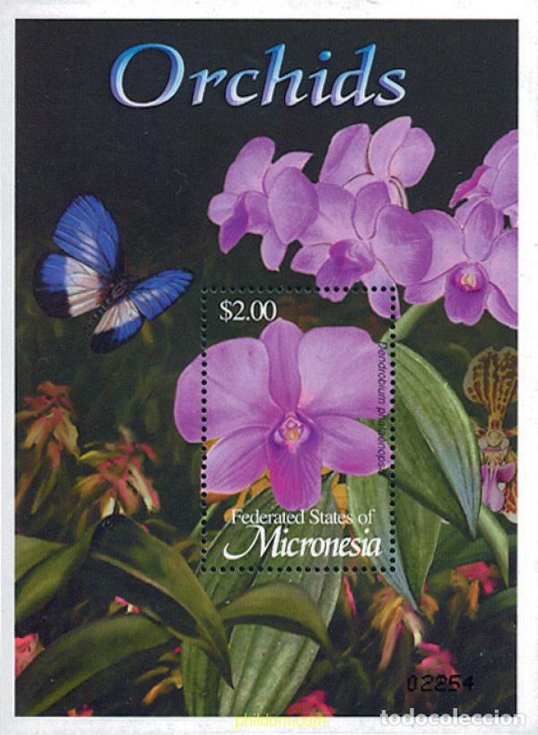 Sellos: 119433 MNH MICRONESIA 2002 ORQUIDEAS