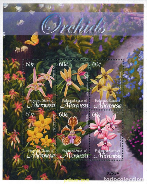 Sellos: 226900 MNH MICRONESIA 2002 ORQUIDEAS