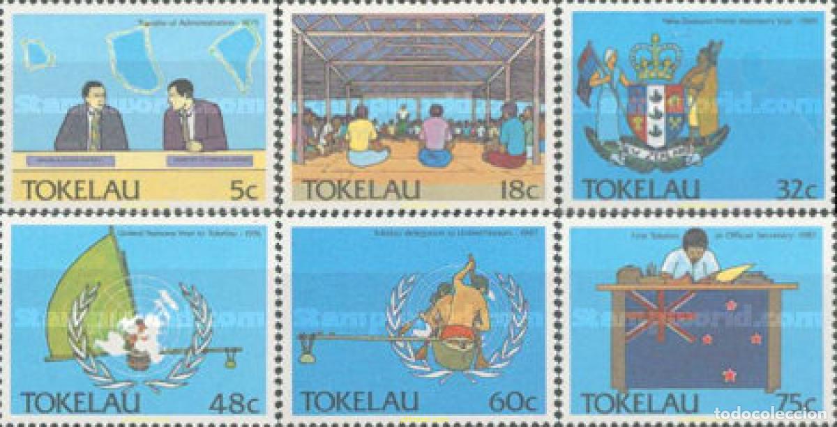 Sellos: 121104 MNH TOKELAU 1988 EVOLUCION POLITICA