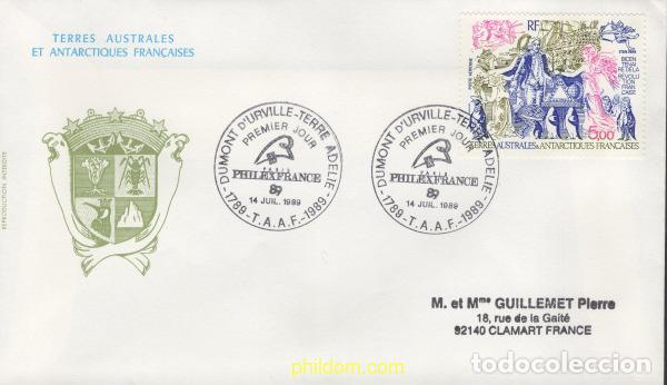 Sellos: 541100 MNH ANTARTIDA FRANCESA 1989 BICENTENARIO DE LA REVOLUCION FRANCESA