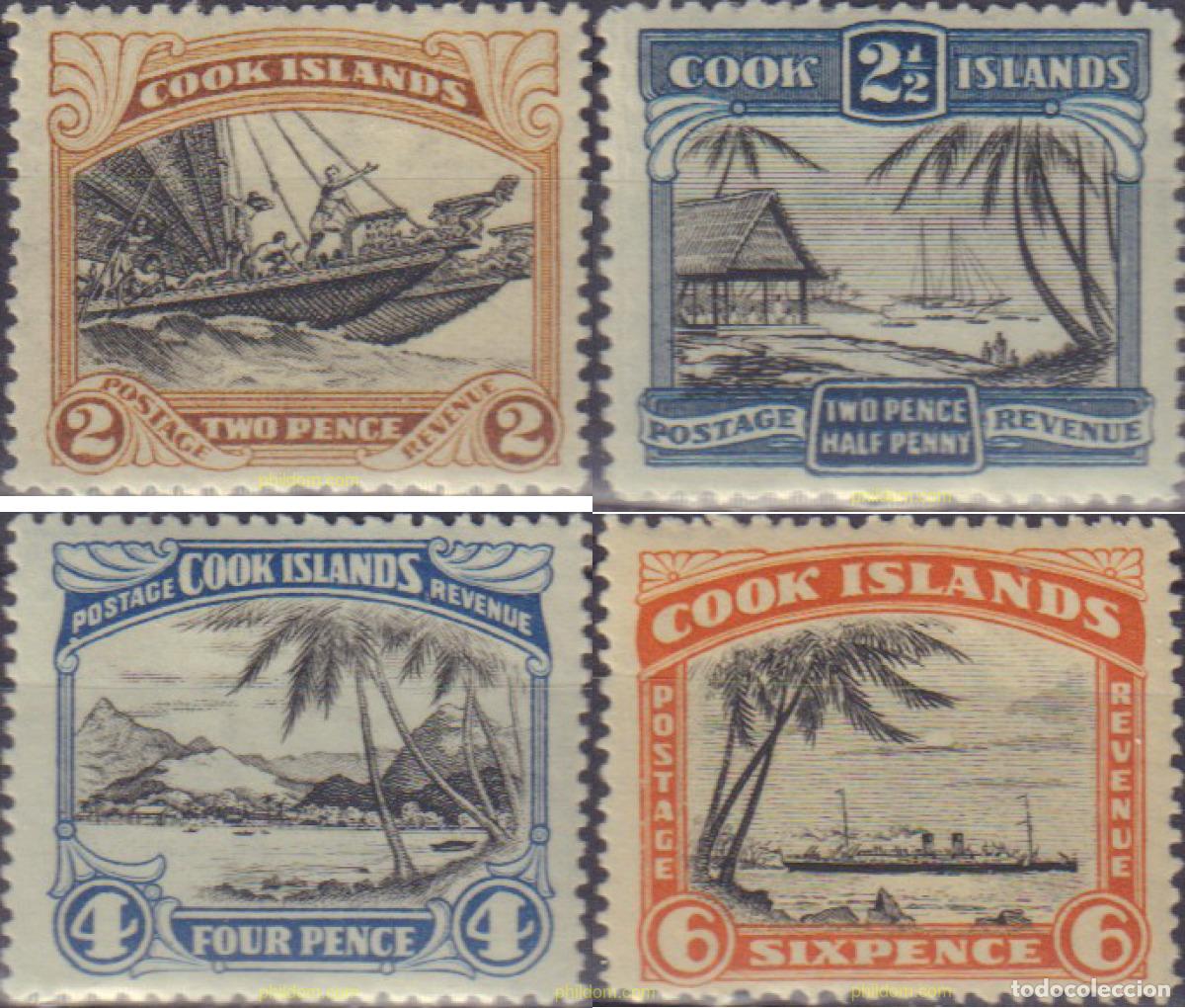 Sellos: 595689 MNH COOK Islas 1932 MOTIVOS VARIOS