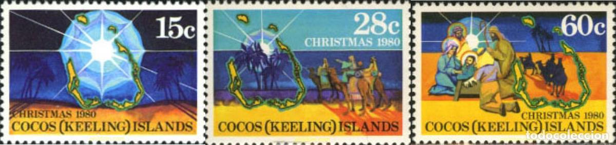 Sellos: 122769 MNH COCOS Islas 1980 NAVIDAD