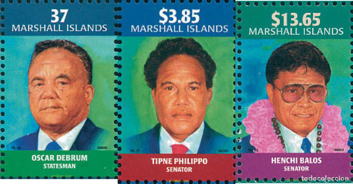 Sellos: 123042 MNH MARSHALL Islas 2003 PERSONAJES
