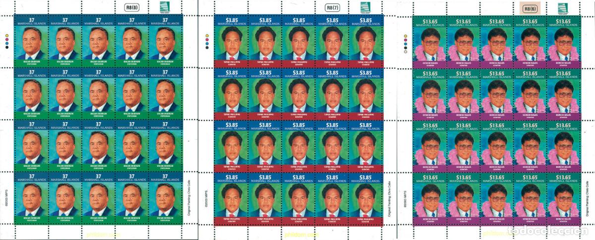Sellos: 123043 MNH MARSHALL Islas 2003 PERSONAJES