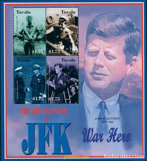Sellos: 123135 MNH TUVALU 2003 JOHN F. KENNEDY
