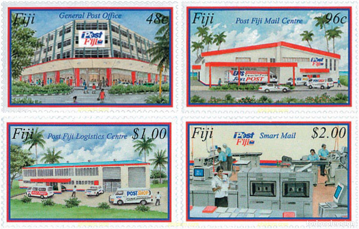 Sellos: 123606 MNH FIJI 2003 LOS NUEVOS SERVICIOS POSATELES