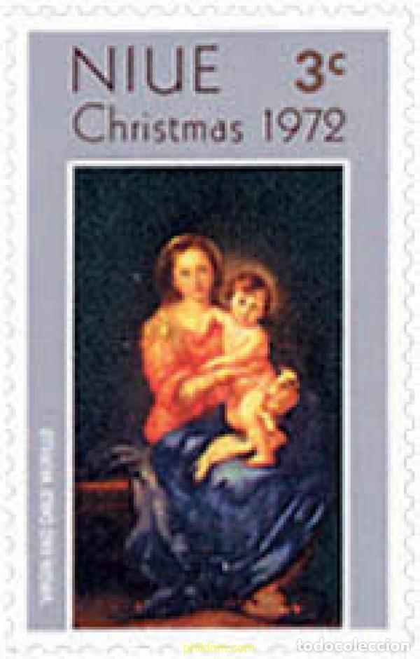 Sellos: 124057 MNH NIUE 1972 NAVIDAD