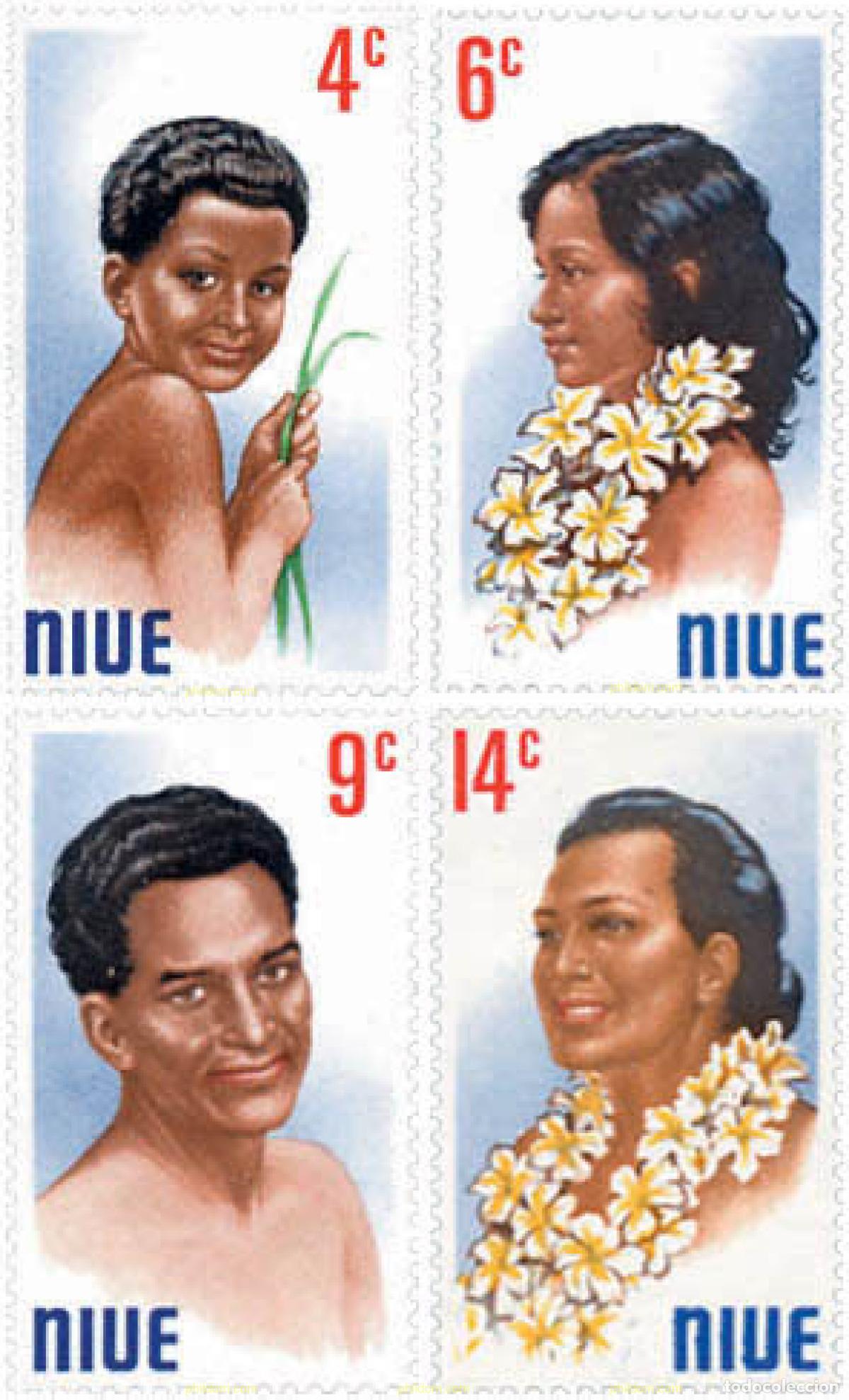 Sellos: 124056 MNH NIUE 1971 RETRATOS
