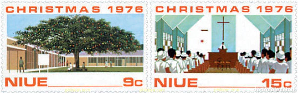 Selos: 124067 MNH NIUE 1976 NAVIDAD