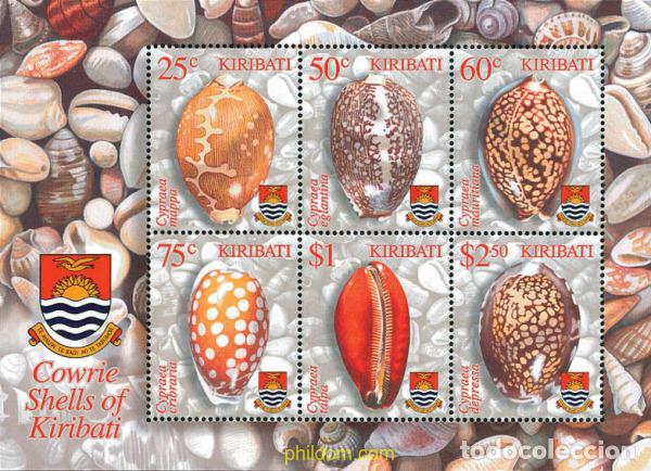 Sellos: 125109 MNH KIRIBATI 2003 CONCHAS