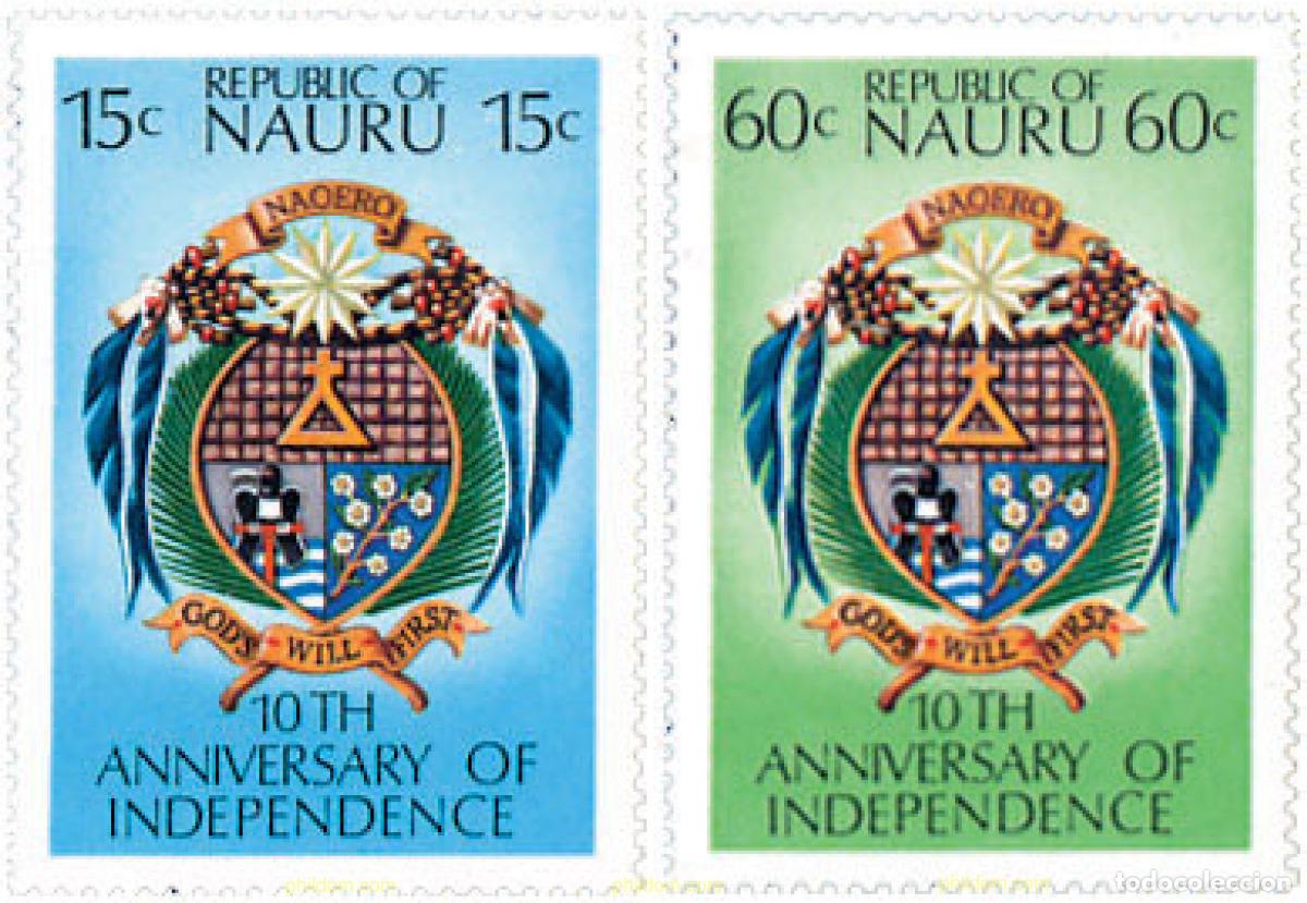 Timbres: 125754 MNH NAURU 1978 10 ANIVERSARIO DE LA INDEPENDENCIA