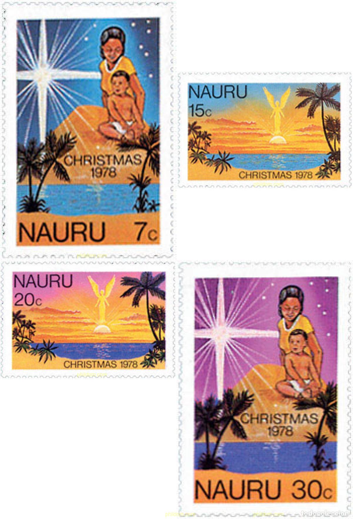 Sellos: 125758 MNH NAURU 1978 NAVIDAD