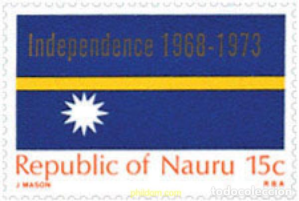 Sellos: 125781 MNH NAURU 1973 5 ANIVERSARIO DE LA INDEPENDENCIA