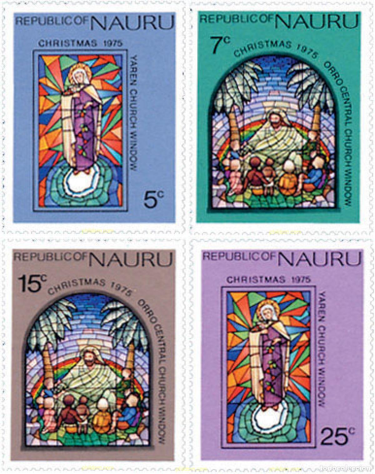 Sellos: 125768 MNH NAURU 1975 NAVIDAD