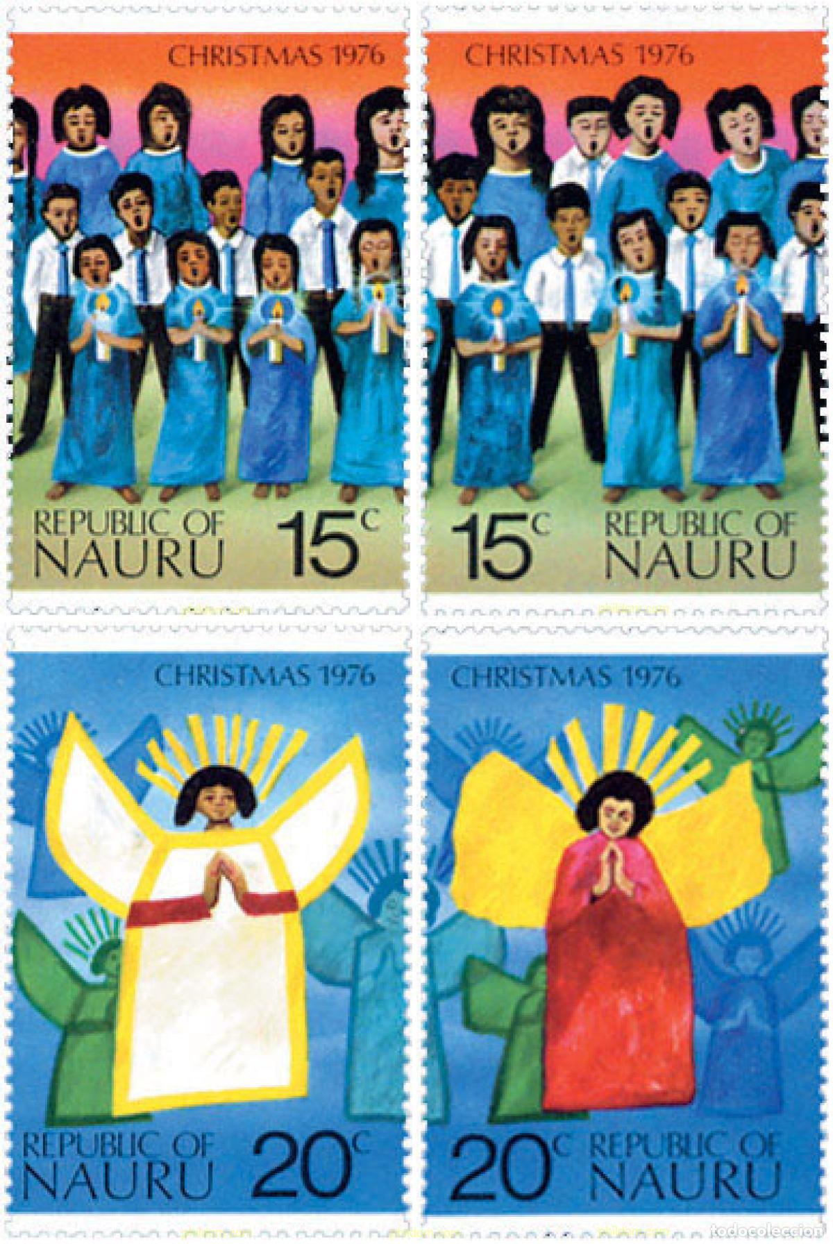 Sellos: 125767 MNH NAURU 1976 NAVIDAD