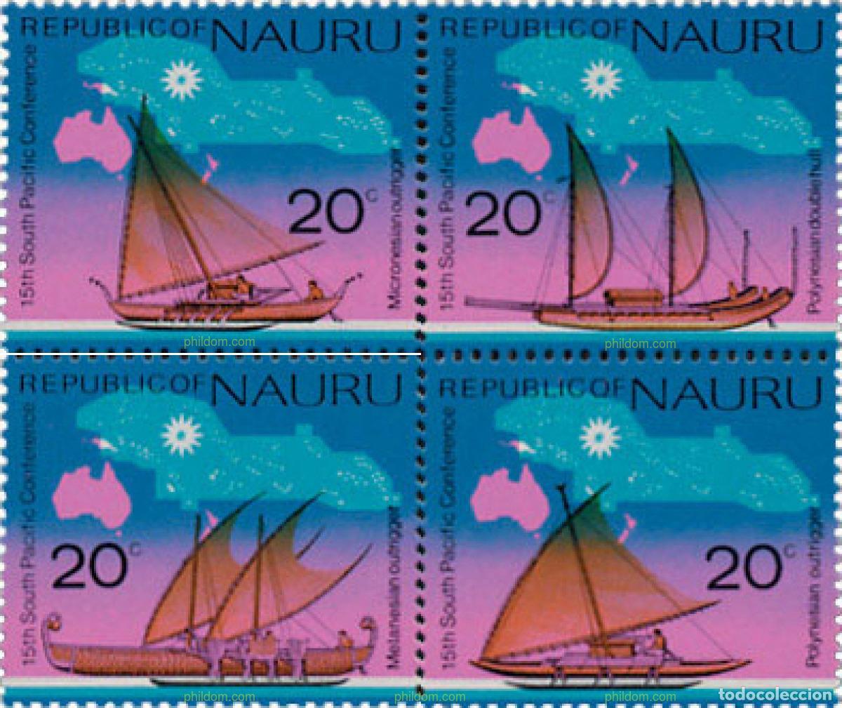 Sellos: 125772 MNH NAURU 1975 15 CONFERENCIA DE LA COMISION DEL PACIFICO SUR