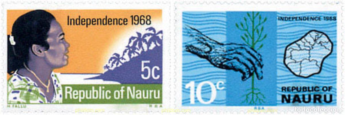 Sellos: 125785 MNH NAURU 1968 INDEPENDENCIA